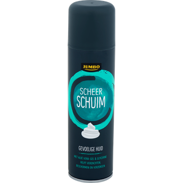 Jumbo Scheerschuim Gevoelige Huid voor Heren 250 ML