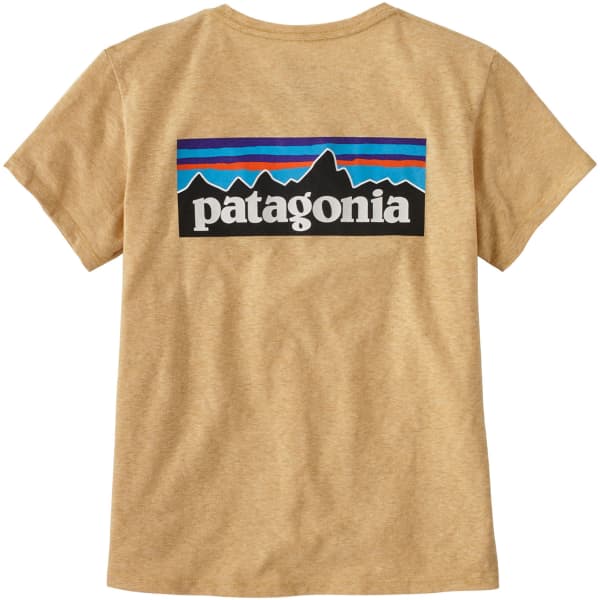 T-shirt PATAGONIA W'S P-6 LOGO RESPONSIBILI-TEE BEESWAX TAN