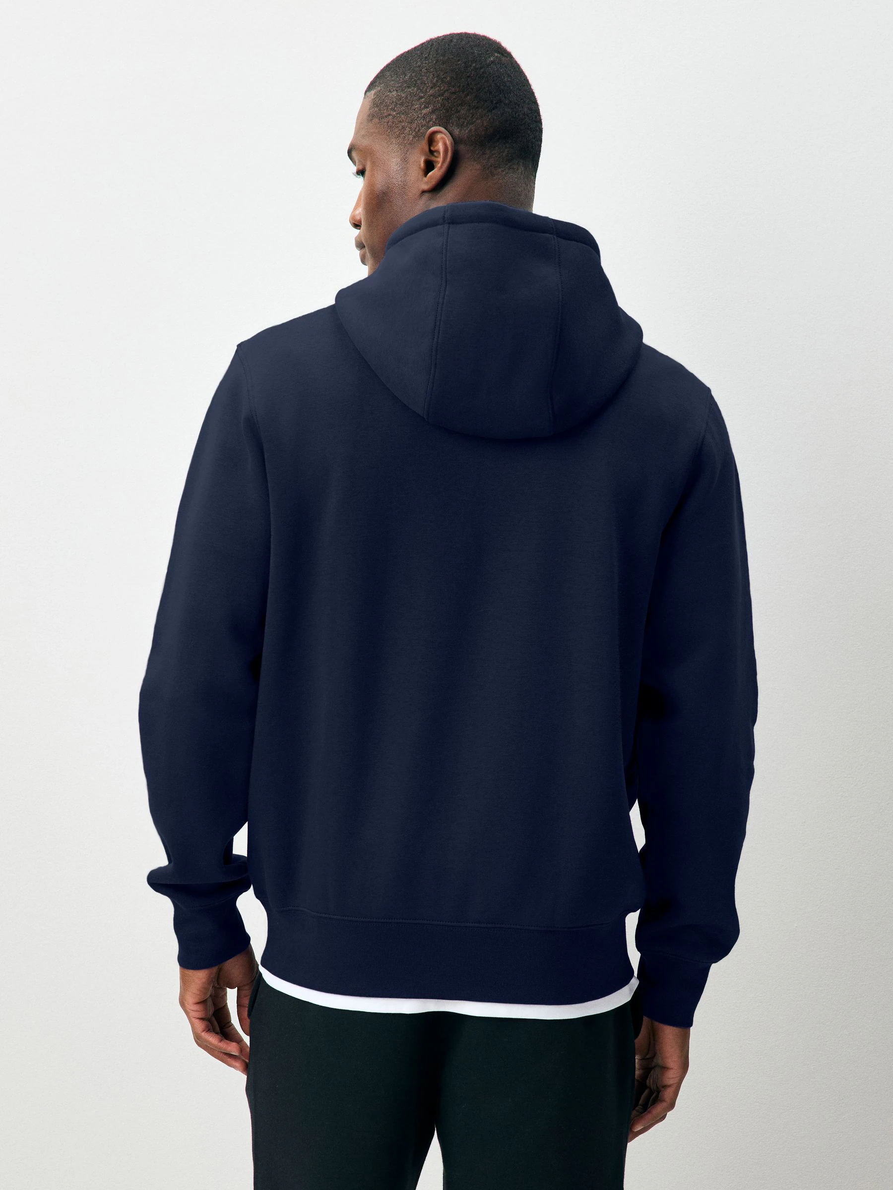 Marineblauwe Obsidian - Nike Club pullover-hoody