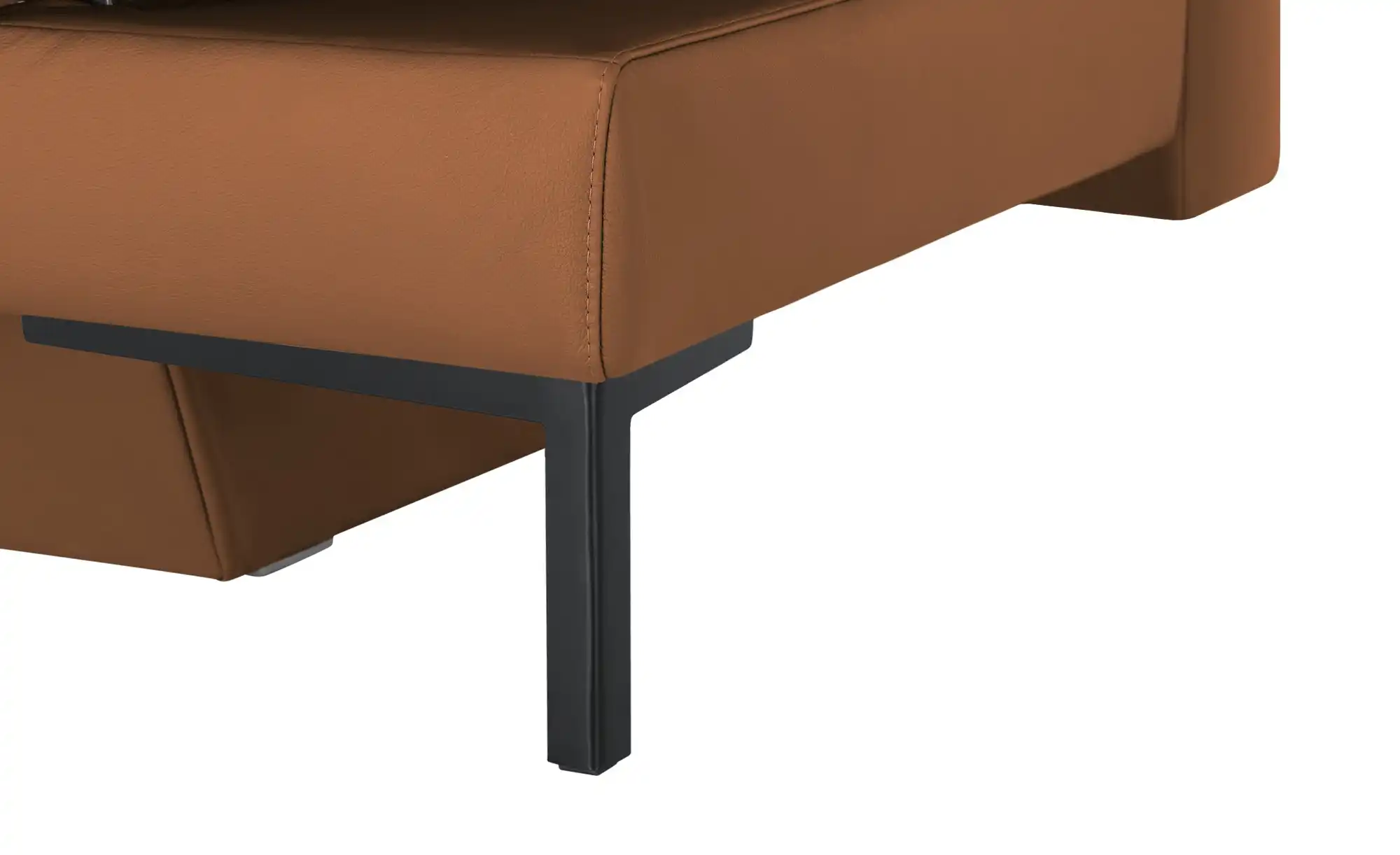 Schlafsofa mit Sitz- und Rückenfläche aus Echtleder Kenny