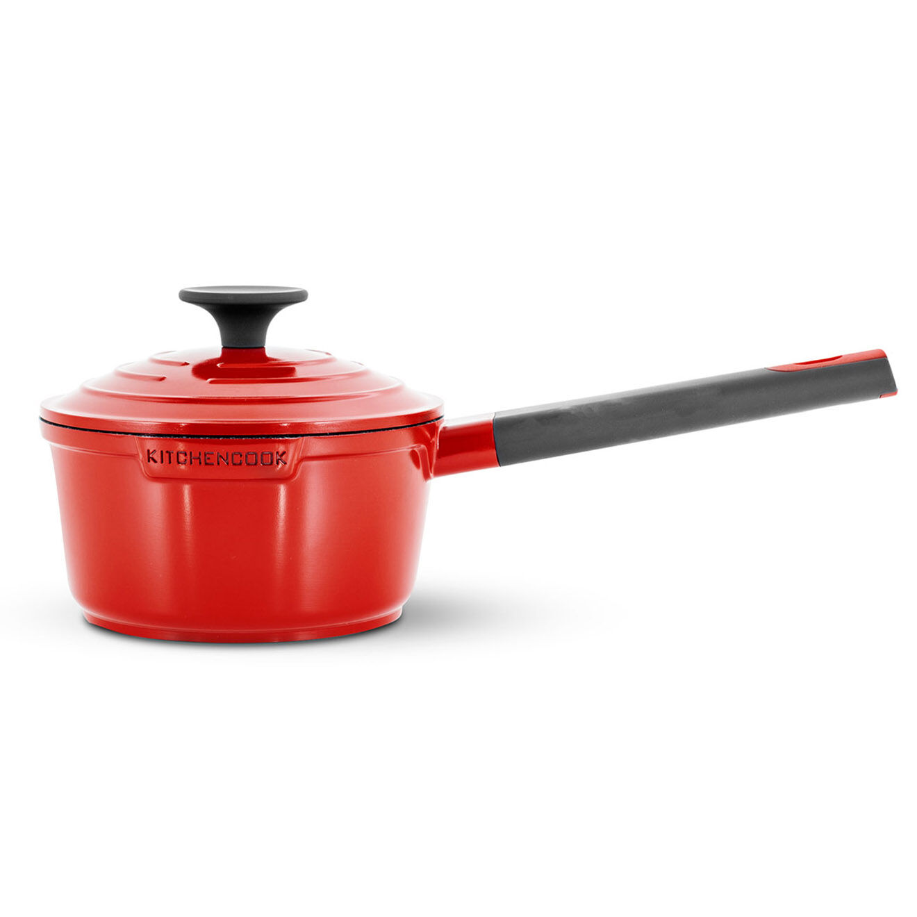 Kitchencook Casserole en fonte d'aluminium rouge - D.16 cm