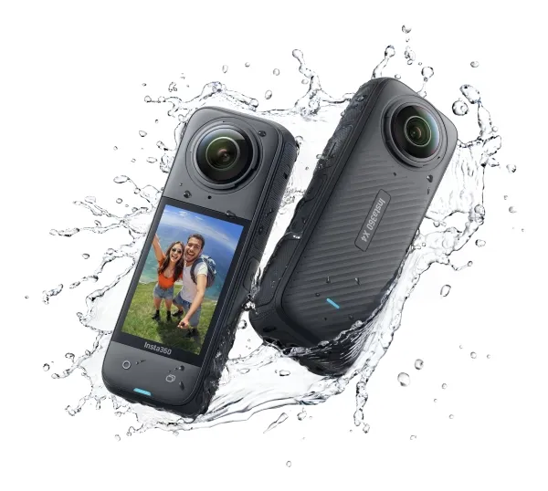 Insta360 X4, 8K Ultra HD, 72 MP, CMOS, 120 fps, Wi-Fi, Bluetooth