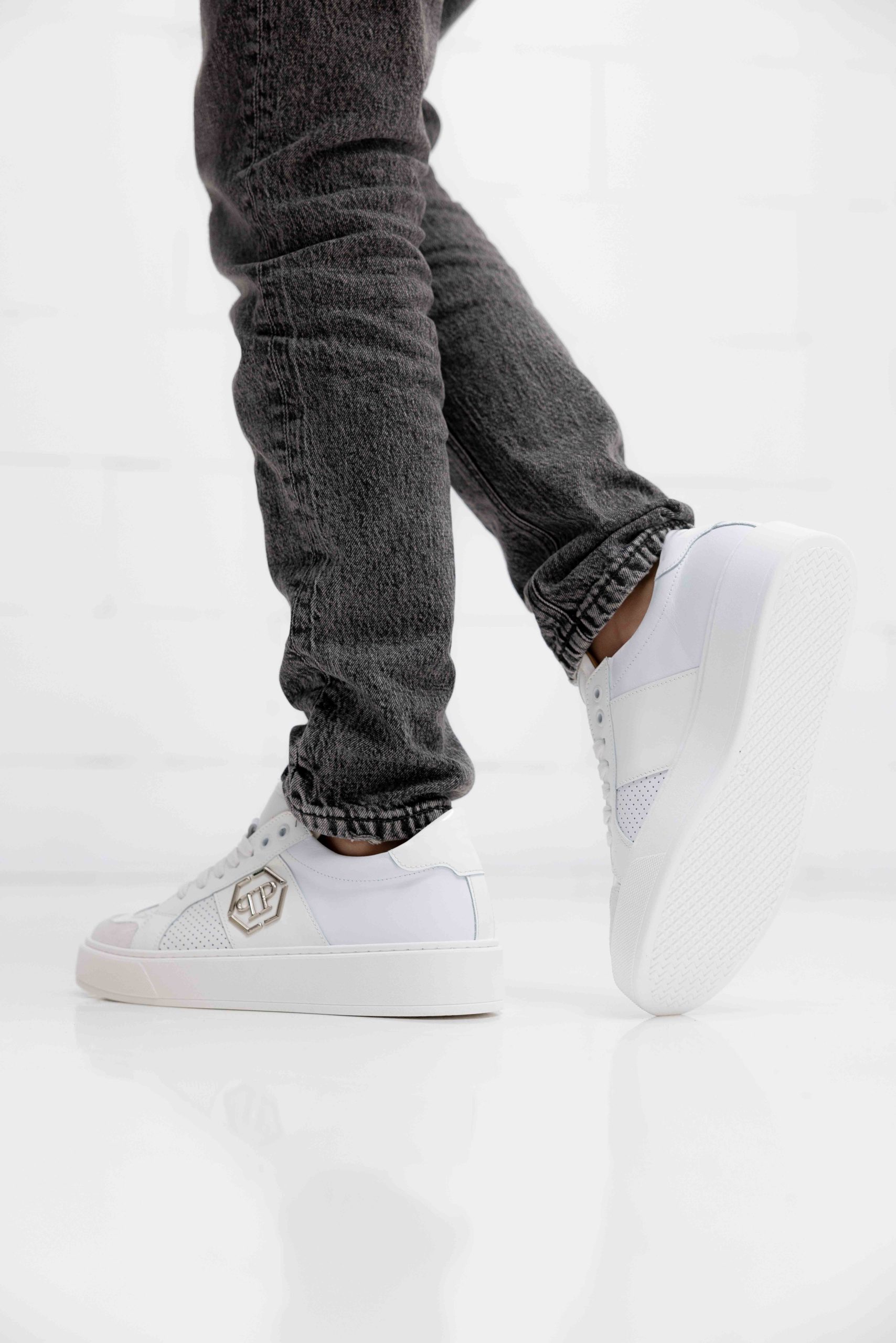 Philipp Plein 77993 Sneakers Kids Wit