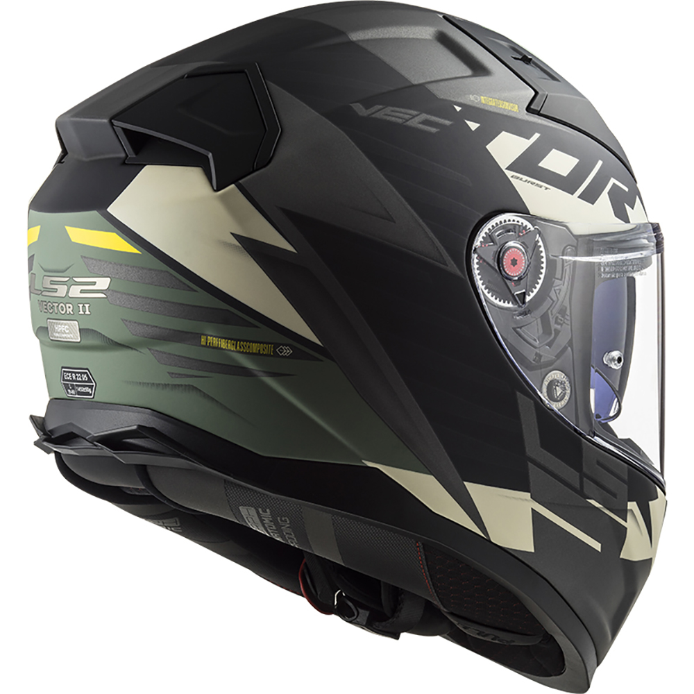 LS2 - Casque FF811 Vector II Absolute Noir Mat / Gris / Beige / Kaki