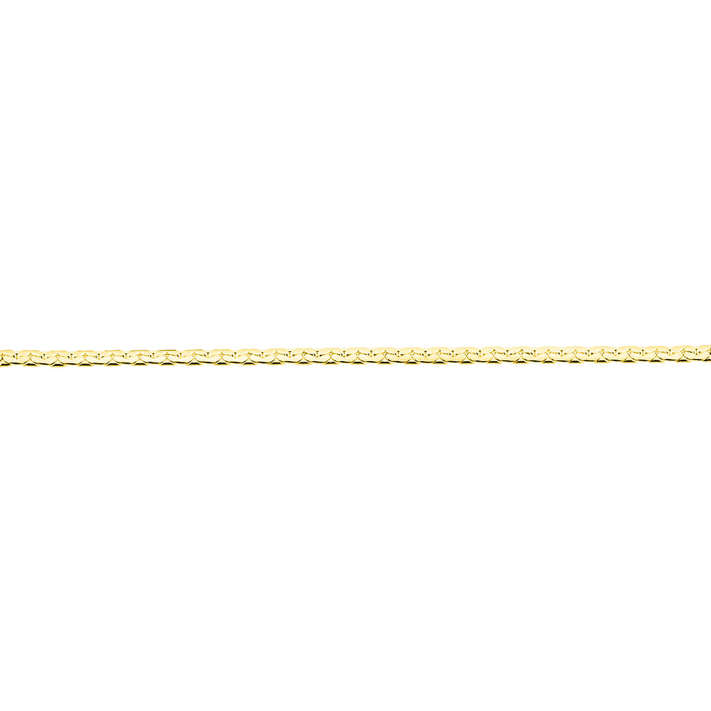 Bracelet Ivy Maille Haricot Or Jaune