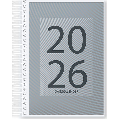 Spiralkalender 2026 - grå