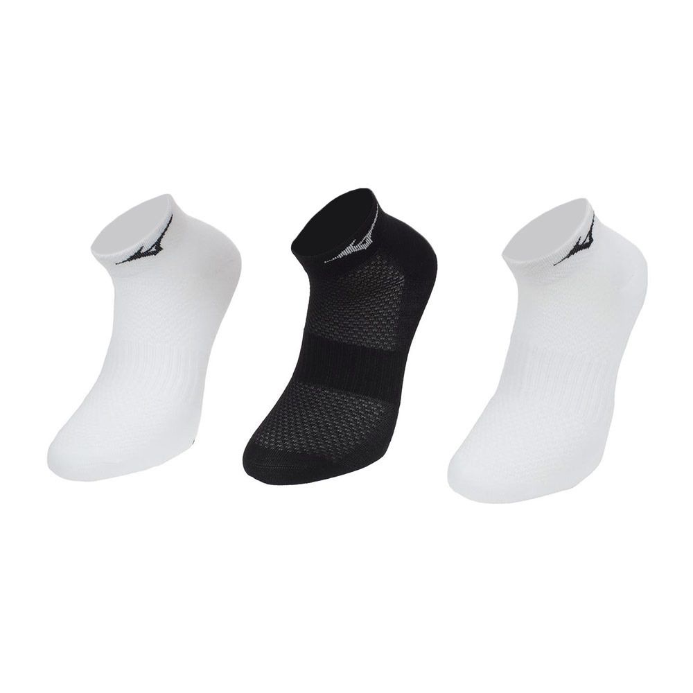 Mizuno TRAINING MID - Chaussettes x3 white/white/black