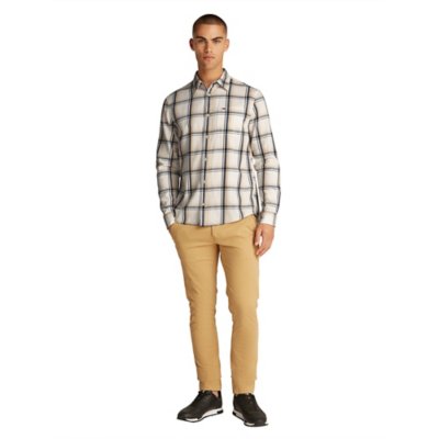 Chemise à manches longues homme Tjm Reg Check Flannel TOMMY HILFIGER