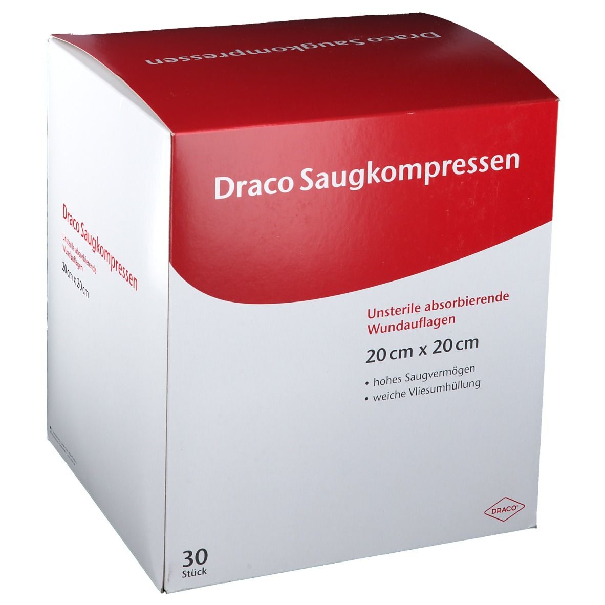 Draco Saugkompressen 20 x 20 cm unsteril