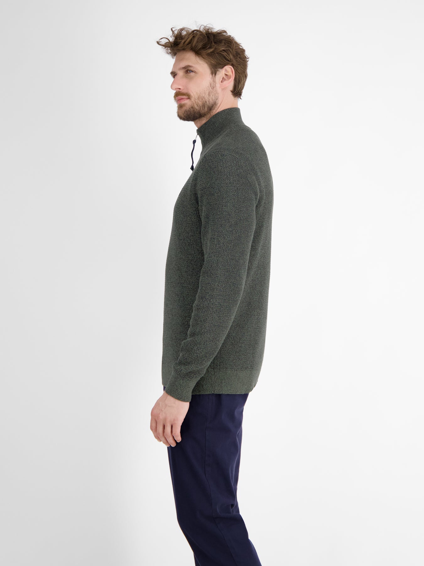Herren Stricktroyer in Melange-Optik