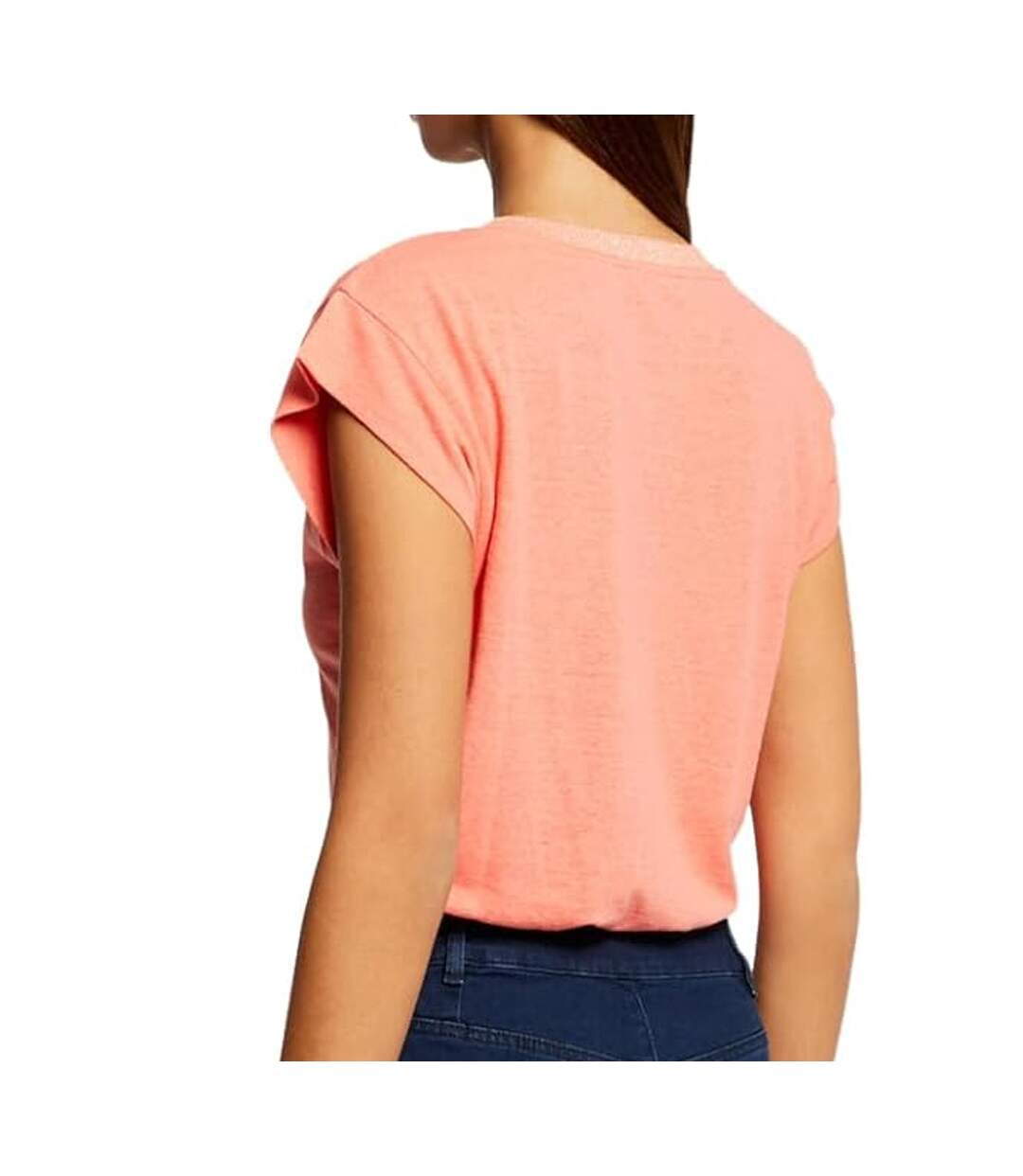 T-shirt Orange Femme Morgan Dag