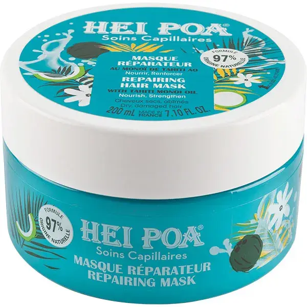 Hei Poa Soins Capillaires Masque Réparateur Nourrissant 200ml