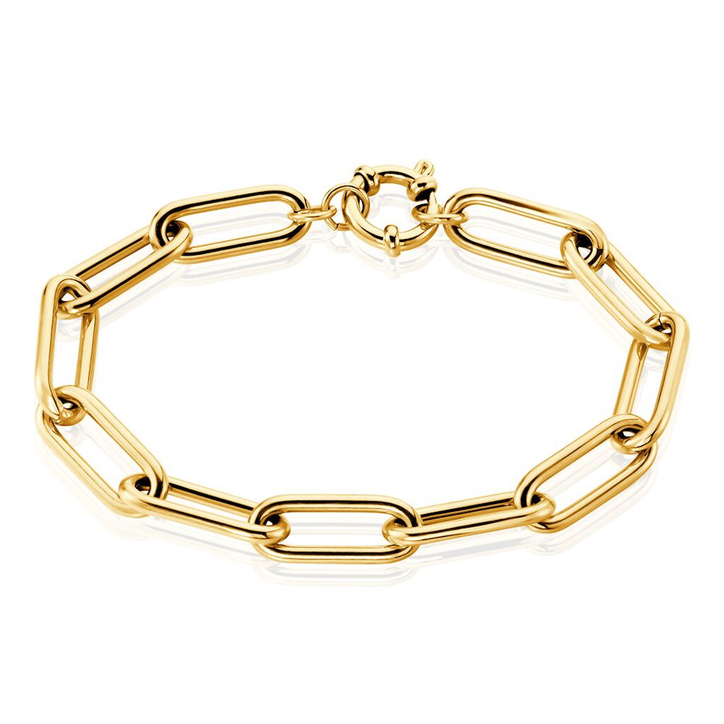 Bracelet Maille Urban Line Acier Doré