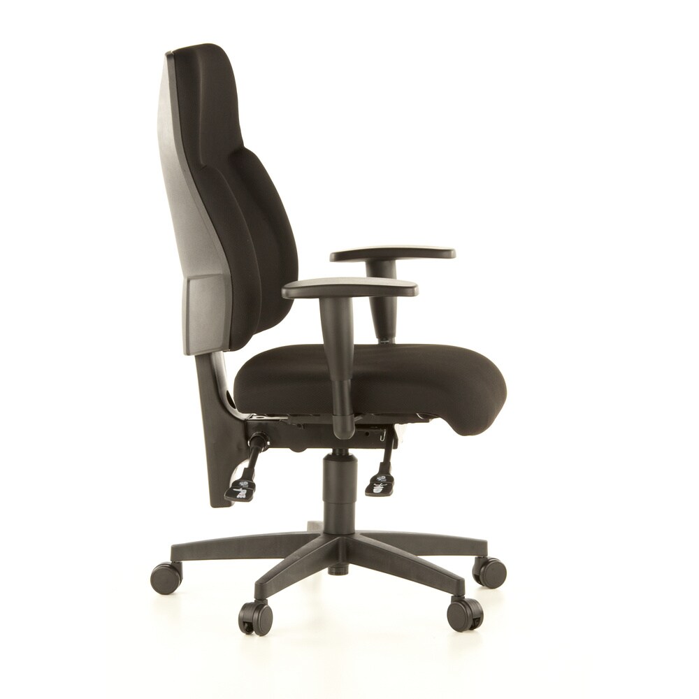 Profi Bürostuhl LADY SITNESS C AL.K2 Stoff mit Armlehnen (höhenverstellbar) Topstar