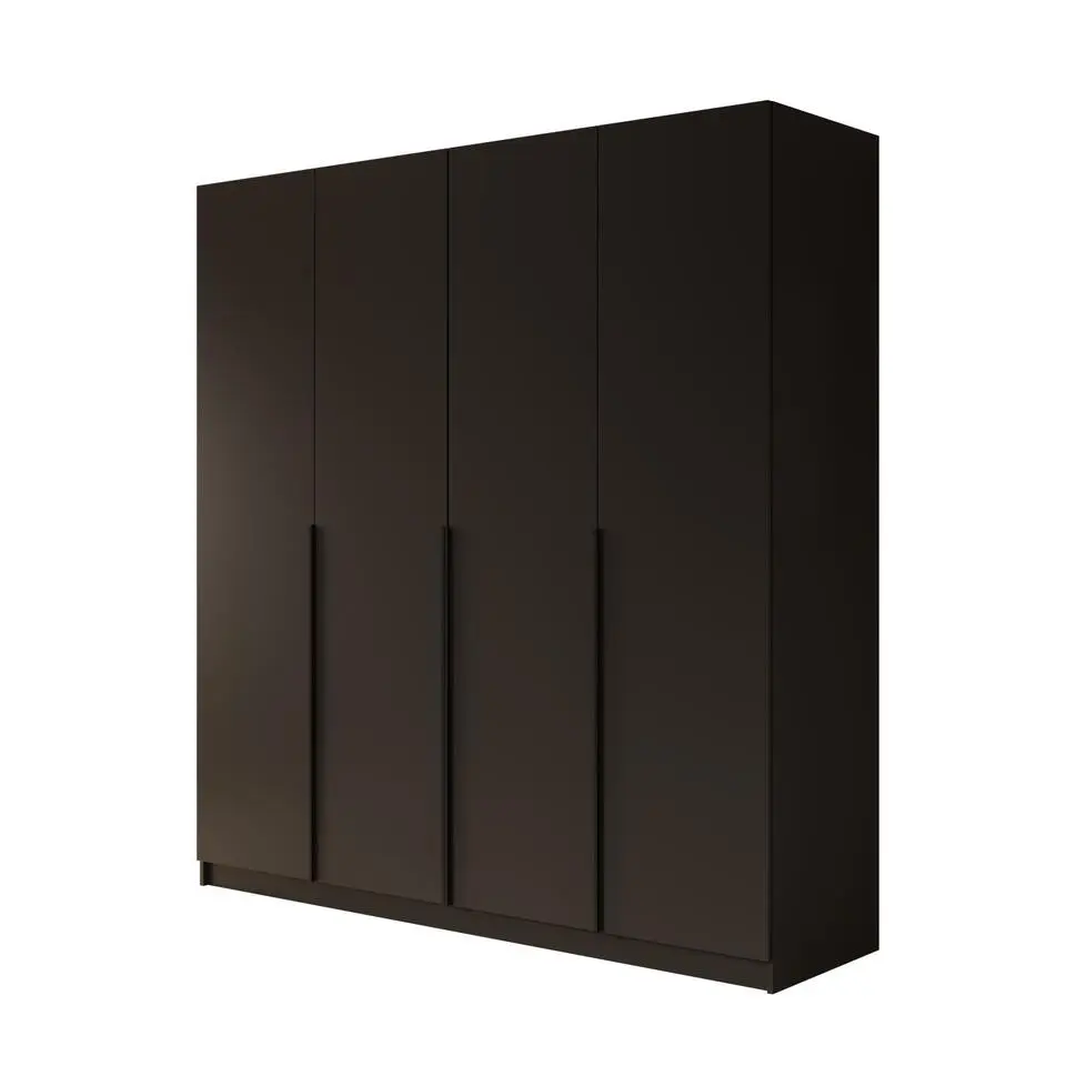 Meubella - Kledingkast Sabre - Zwart - 200 cm