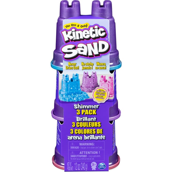 Kinetic Sand - Schimmer - 3er Pack