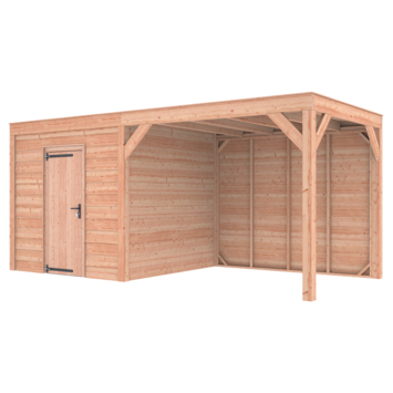 Tuinhuis Douglas Zweeds Rabat 545x255cm a-symmetrisch