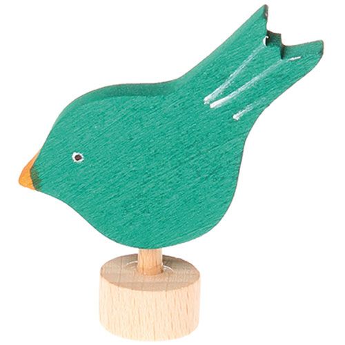 Grimm's decoratie figuur- pikkende vogel 03531