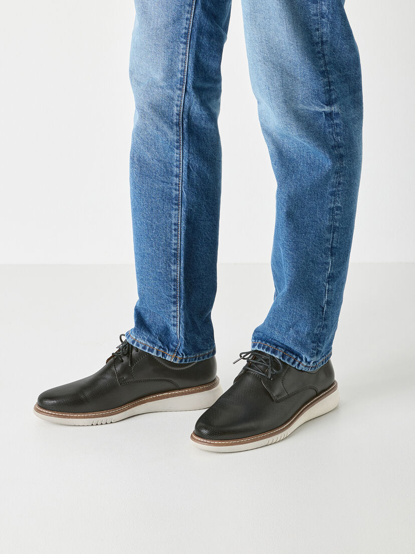 Leren Lage schoen - zwart