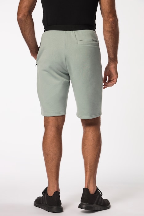 JAY-PI Sporthose, Fitness, Sweat-Bermuda, Elastikbund, Zipptaschen
