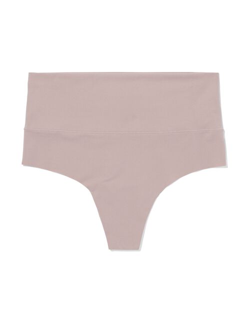 string femme taille haute ultimate comfort beige