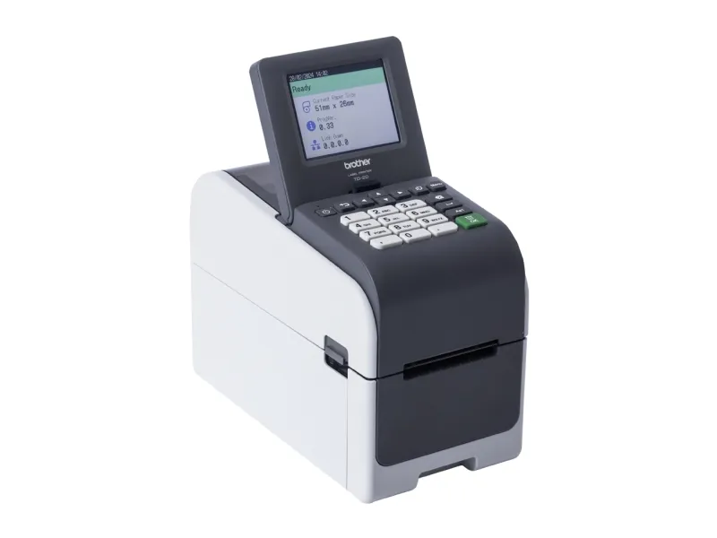 Brother TD-2320DSA203 - Mærkat/kvitteringsprinter - S/H - direkte termisk - Rulle (6,3 cm) - 203 dpi - op til 152.4 mm/sek. - USB 2.0, USB vært, LAN
