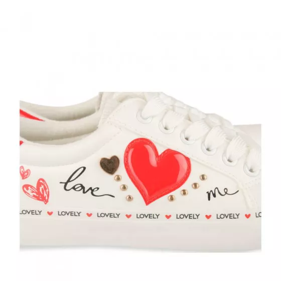 Baskets BLANC LITTLE LOLITA