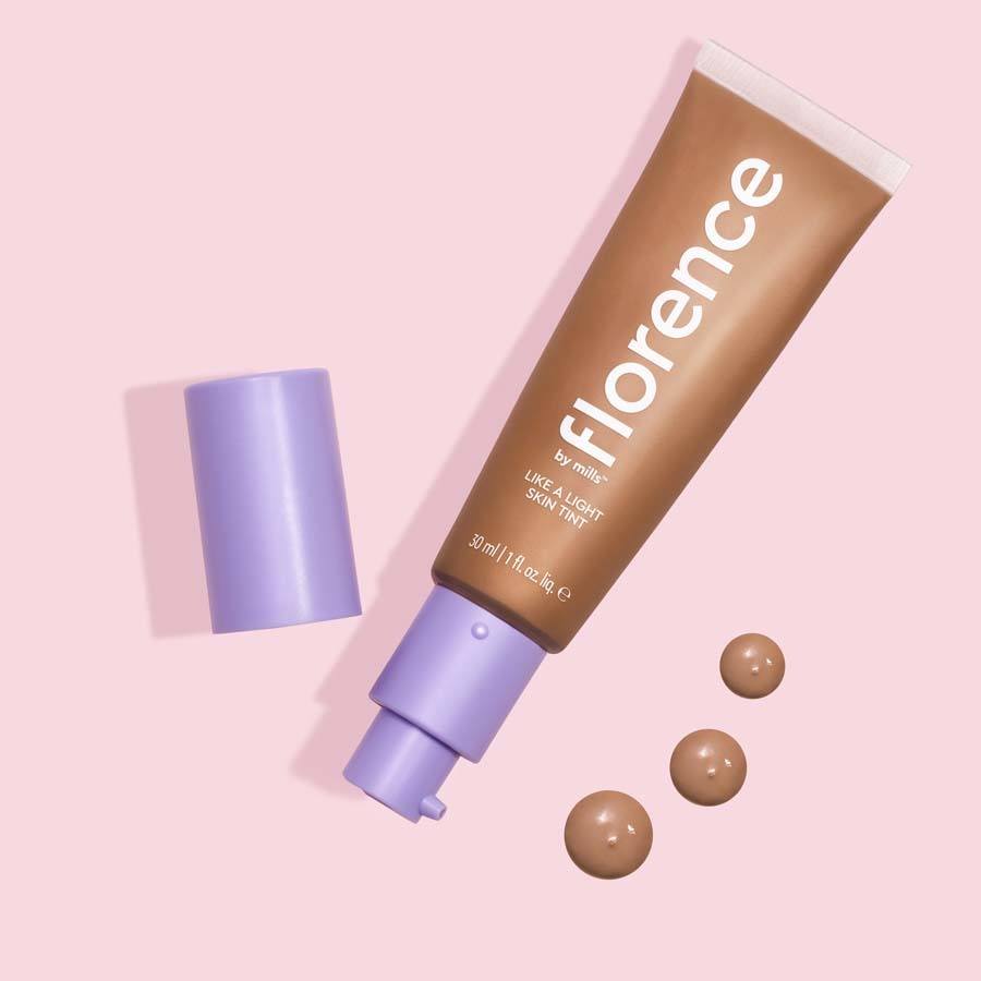 Florence By Mills Like A Light Skin Tint D180 Deep With Warm Undertones 30ml