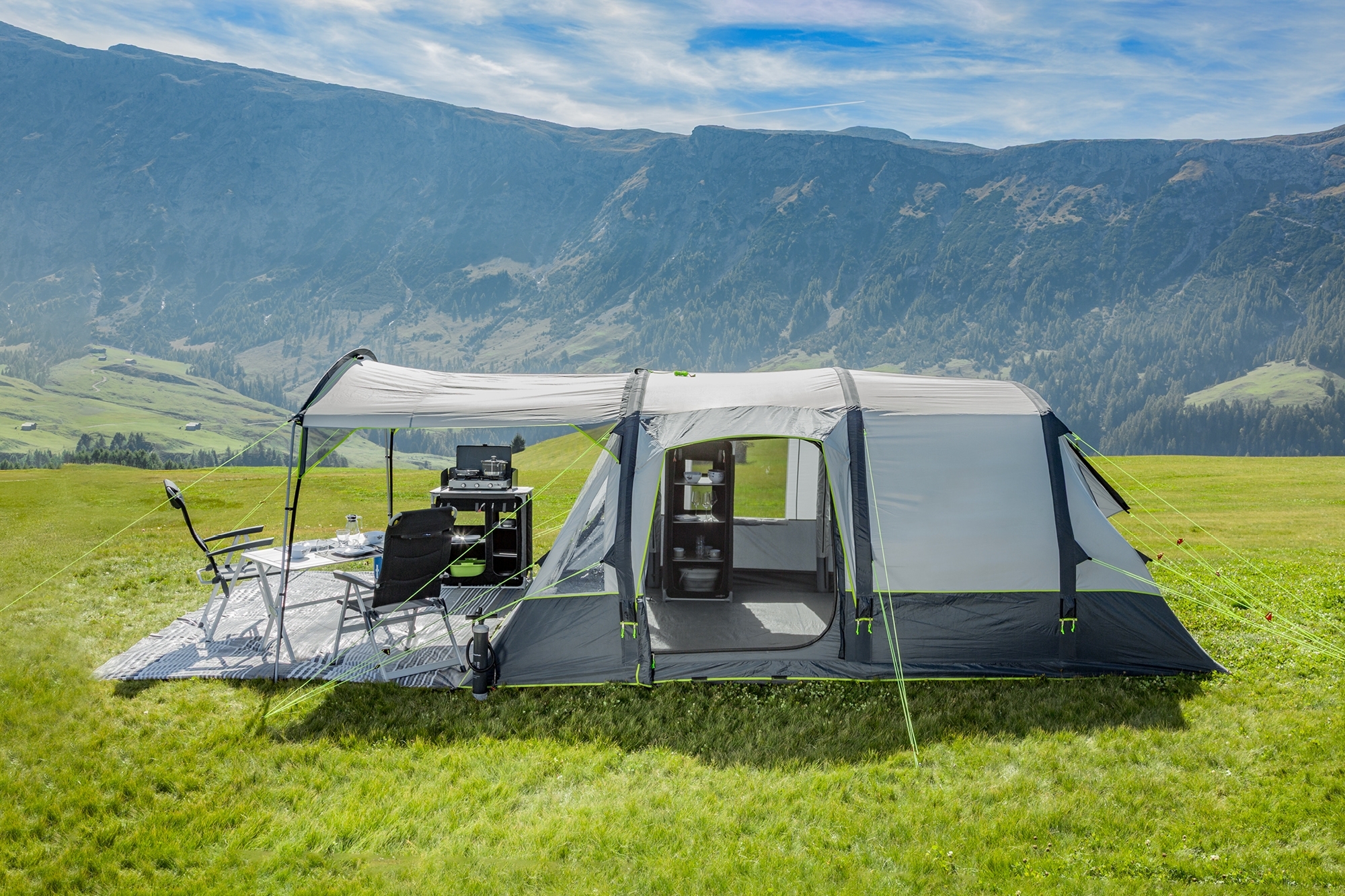 Brunner Bullet 5 Airtech aufblasbares Familienzelt