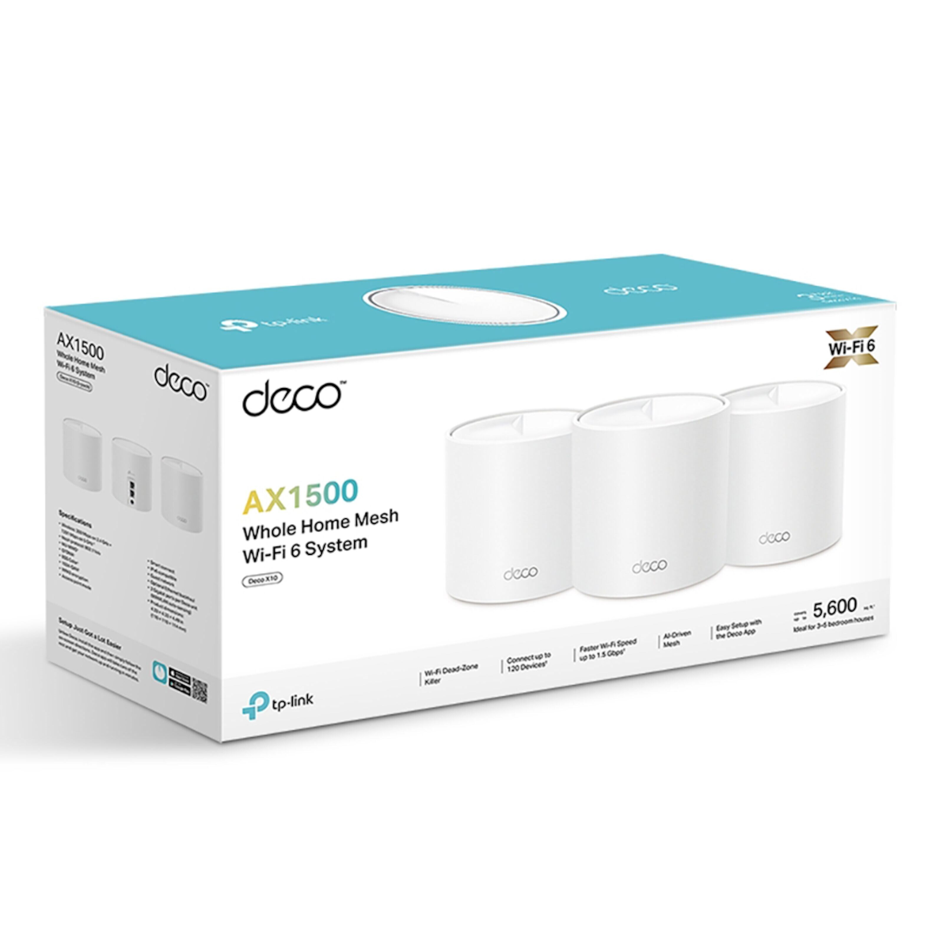 TP-link Deco X10 AX1500 3-pk.