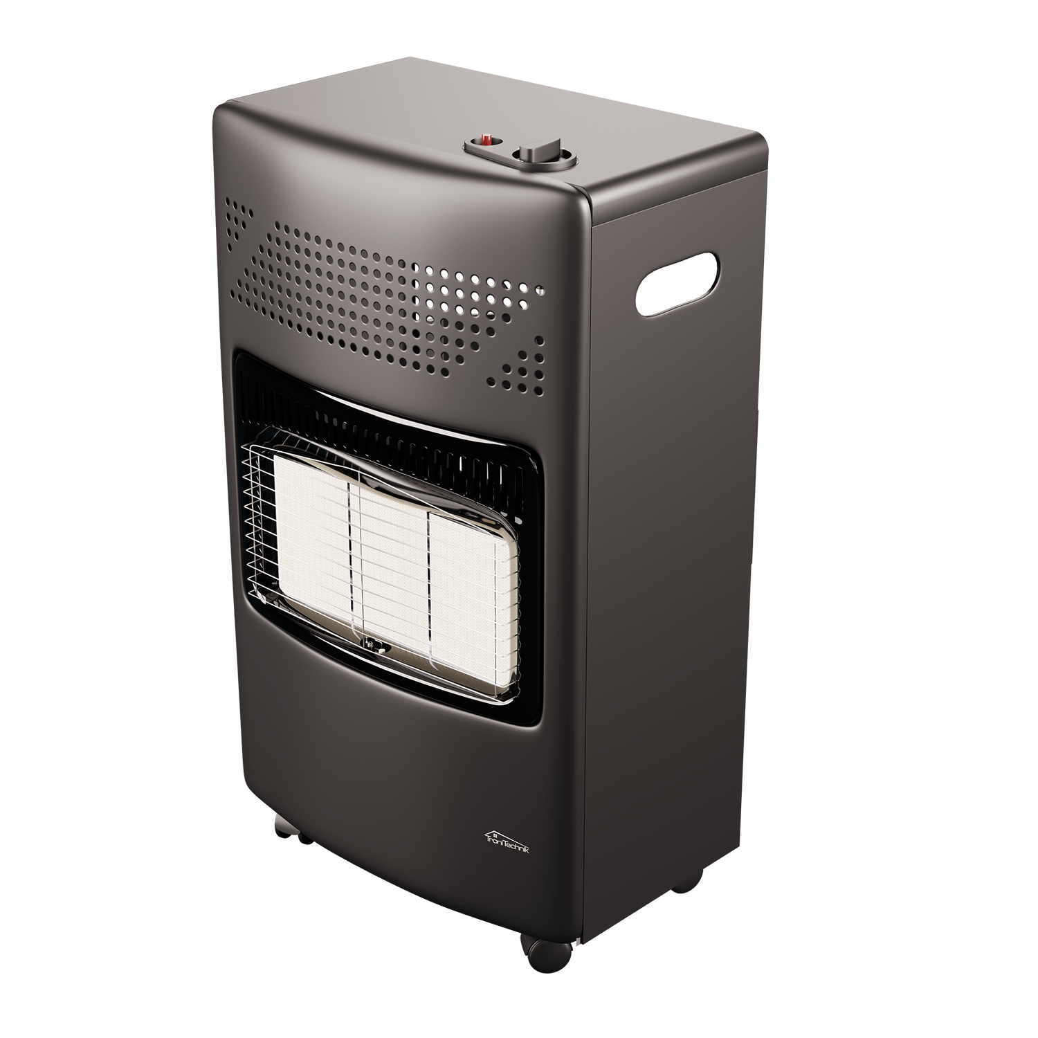 TroniTechnik® Gasheizer Gasheizofen Heizstrahler 4,2 kW Gas Heizung inkl. Gasdruckregler & Gasschlauch 3 Heizstufen 4200W