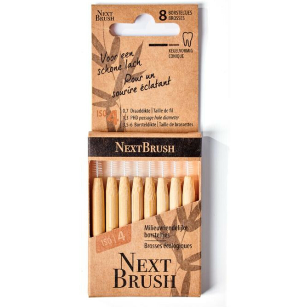 Nextbrush Ragers Bamboe ISO 48 stuks