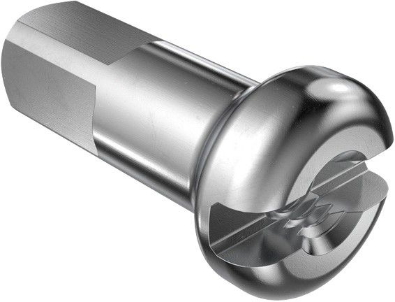 Messing NIPPEL 2.0 x 12mm schwarz  schwarz