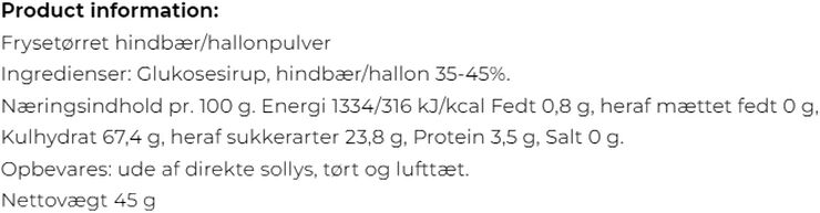 Mill & Mortar Hindbærstøv Rød & sort