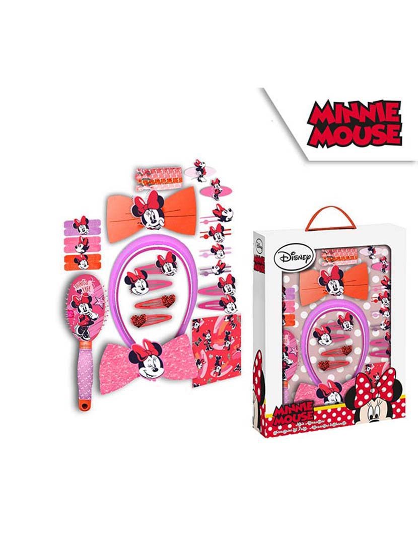 34pcs Hair Set w/ Minnie Brush