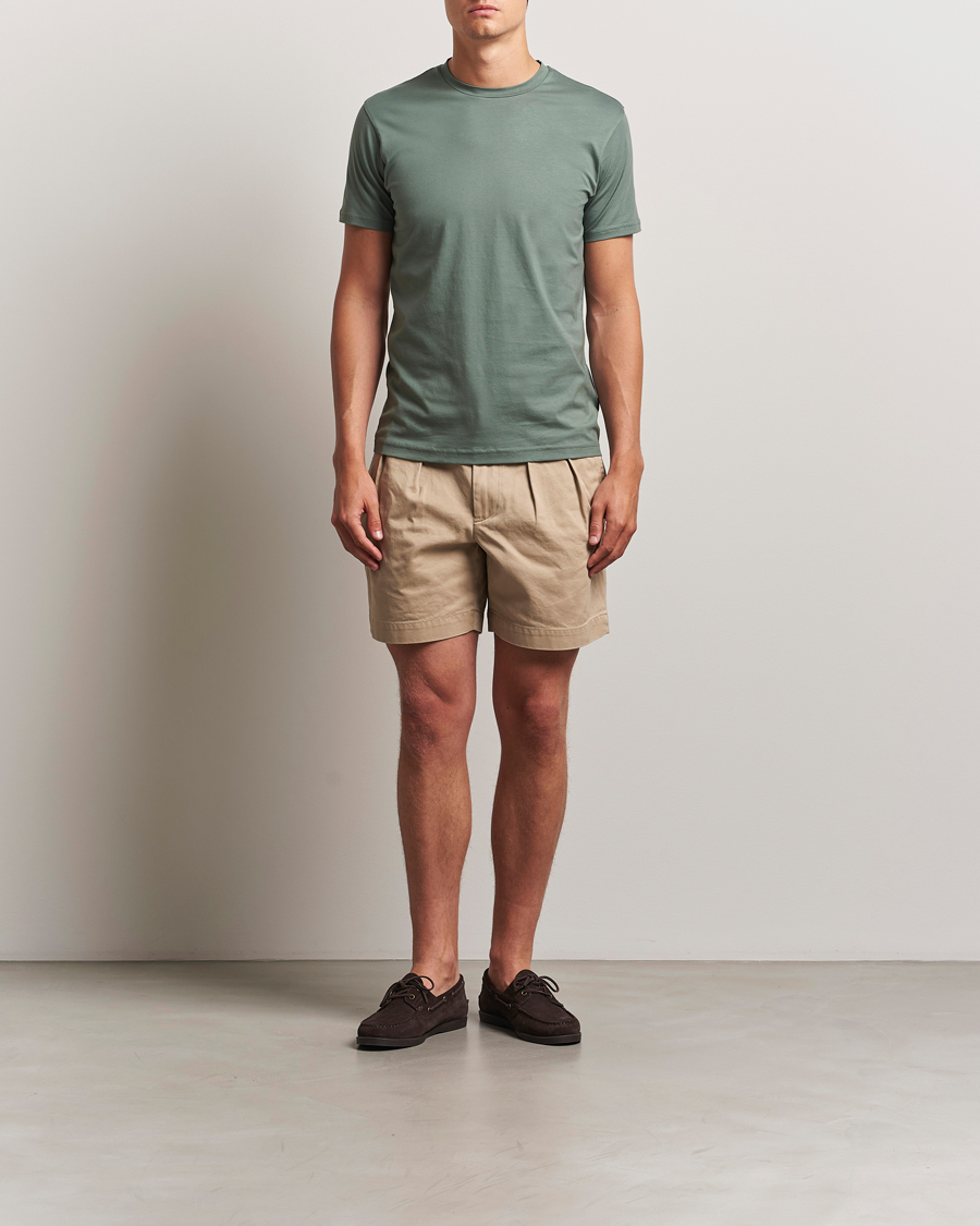 Sunspel Riviera Midweight T-Shirt Dusk Green