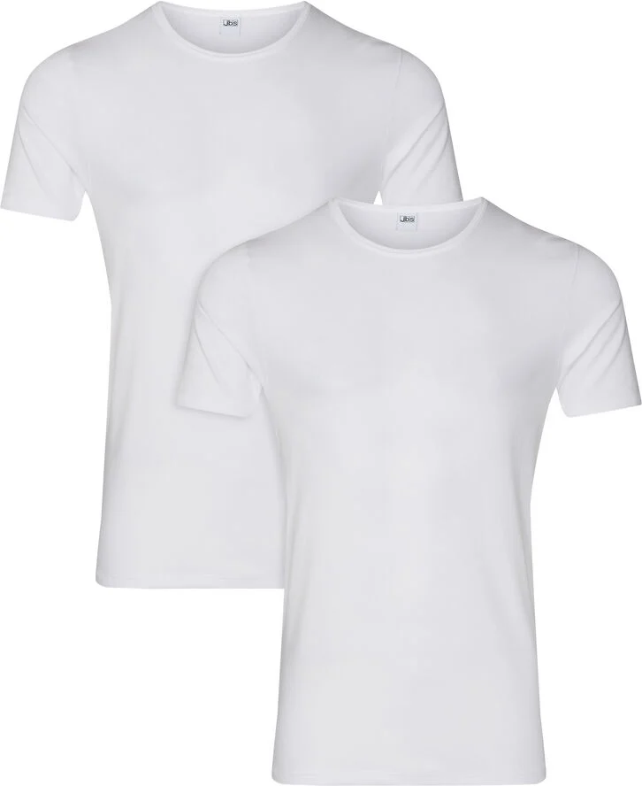 JBS JBS 2-pack t-shirt O-neck GOTS Hvid