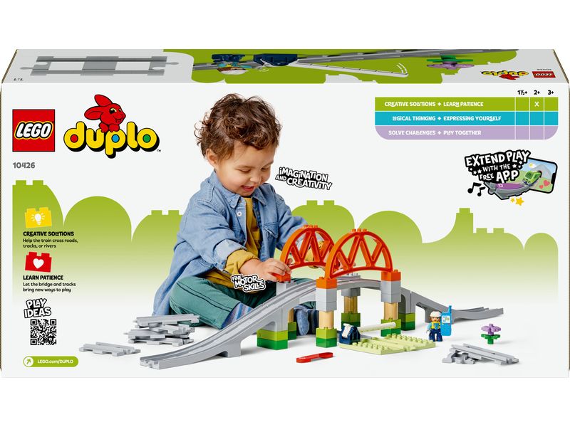 LEGO® DUPLO® Eisenbahnbrücke und Schienen 10426 Kreatives Erweiterungsset