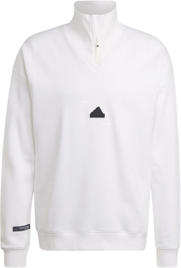 adidas 1/4 Zip sweatshirt Hvid