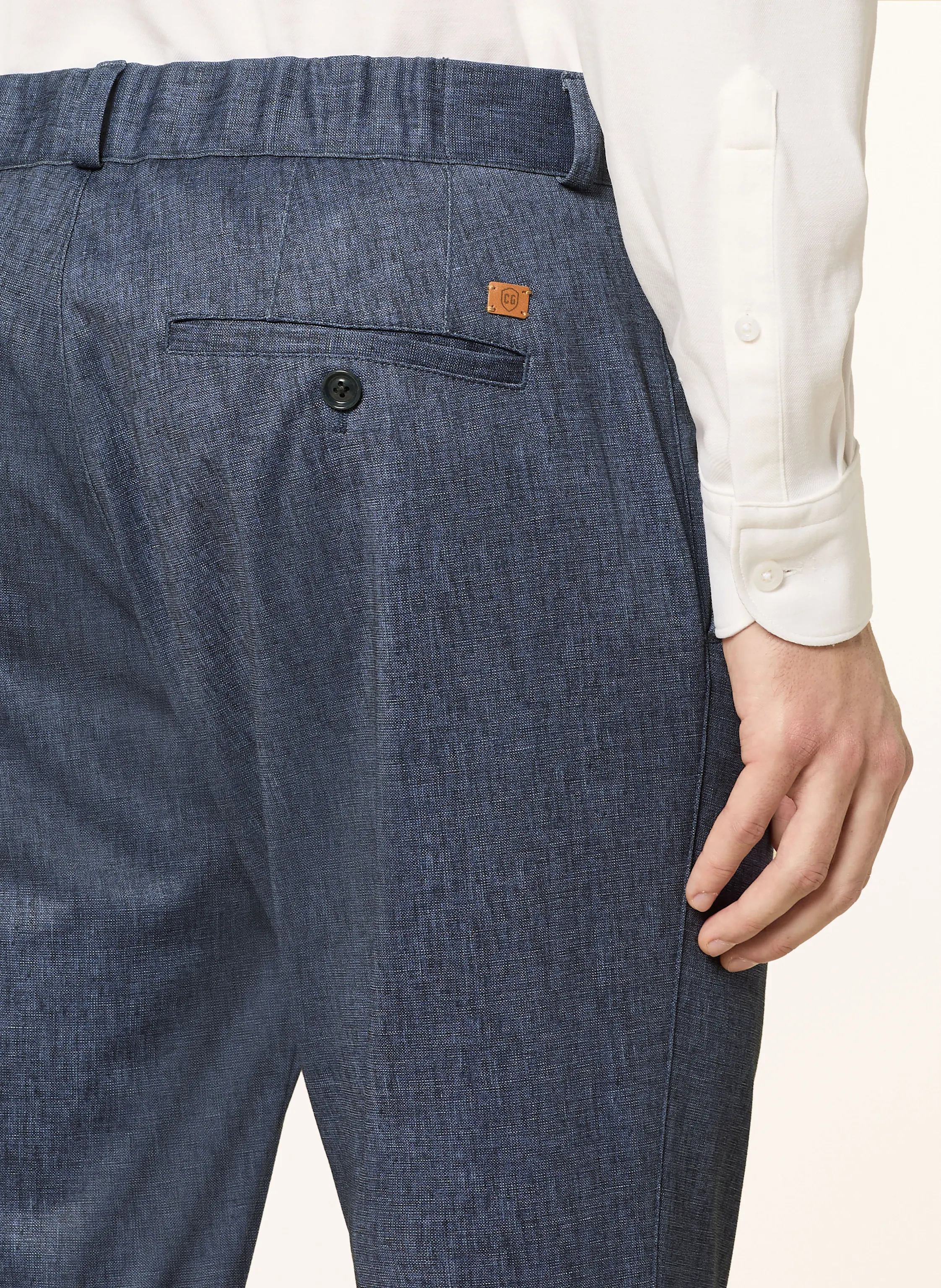 CG - CLUB of GENTS Anzughose CG CLOW Slim Fit aus Jersey