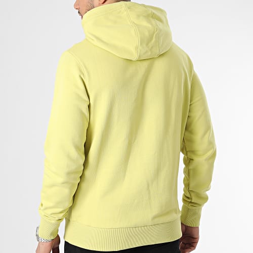 Sweat Capuche Cotton Logo 7033 Jaune