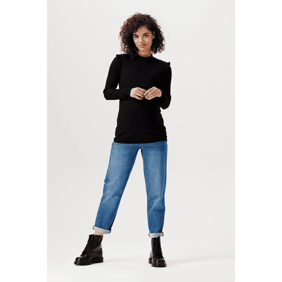 SUPERMOM Langarmshirt Bristol Black