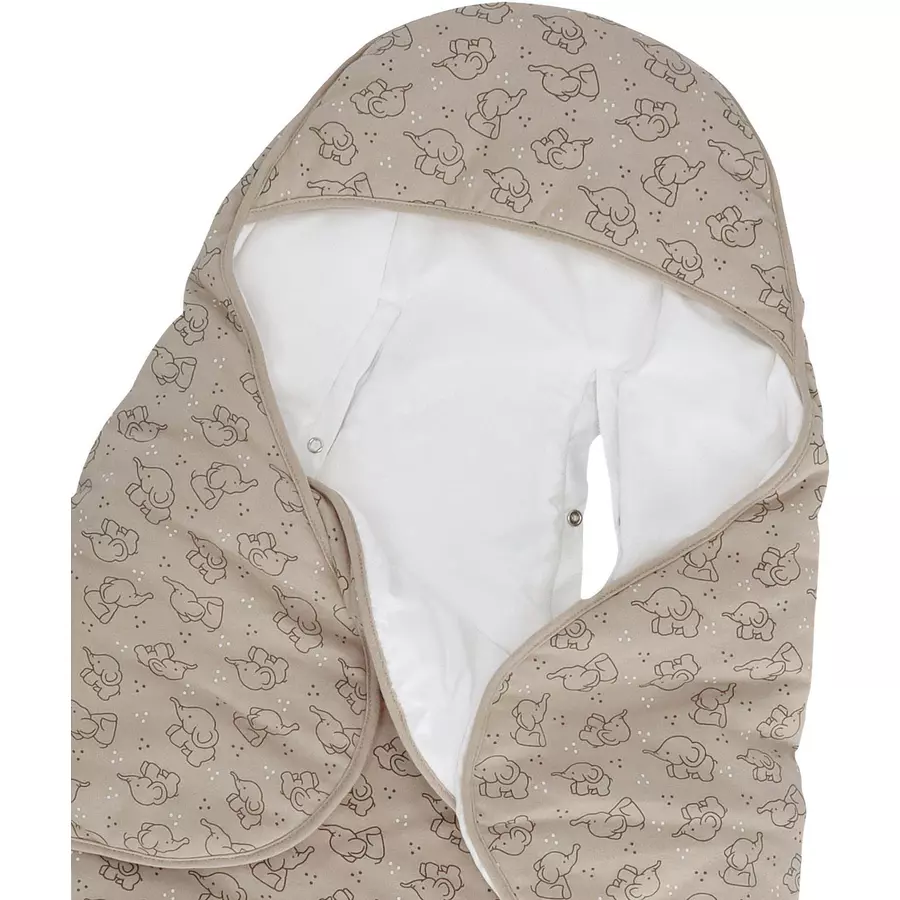 Sterntaler Einschlagdecke Elia beige wattiert