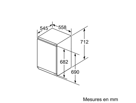 BOSCH - Congélateur encastrable armoire GIV 11 AF E0