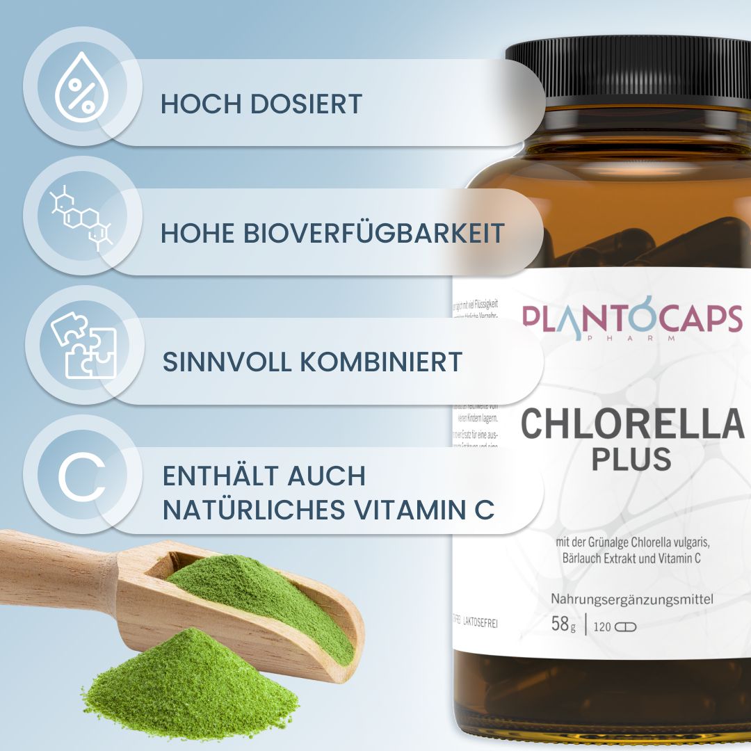 plantoCAPS® CHLORELLA PUR | PLUS
