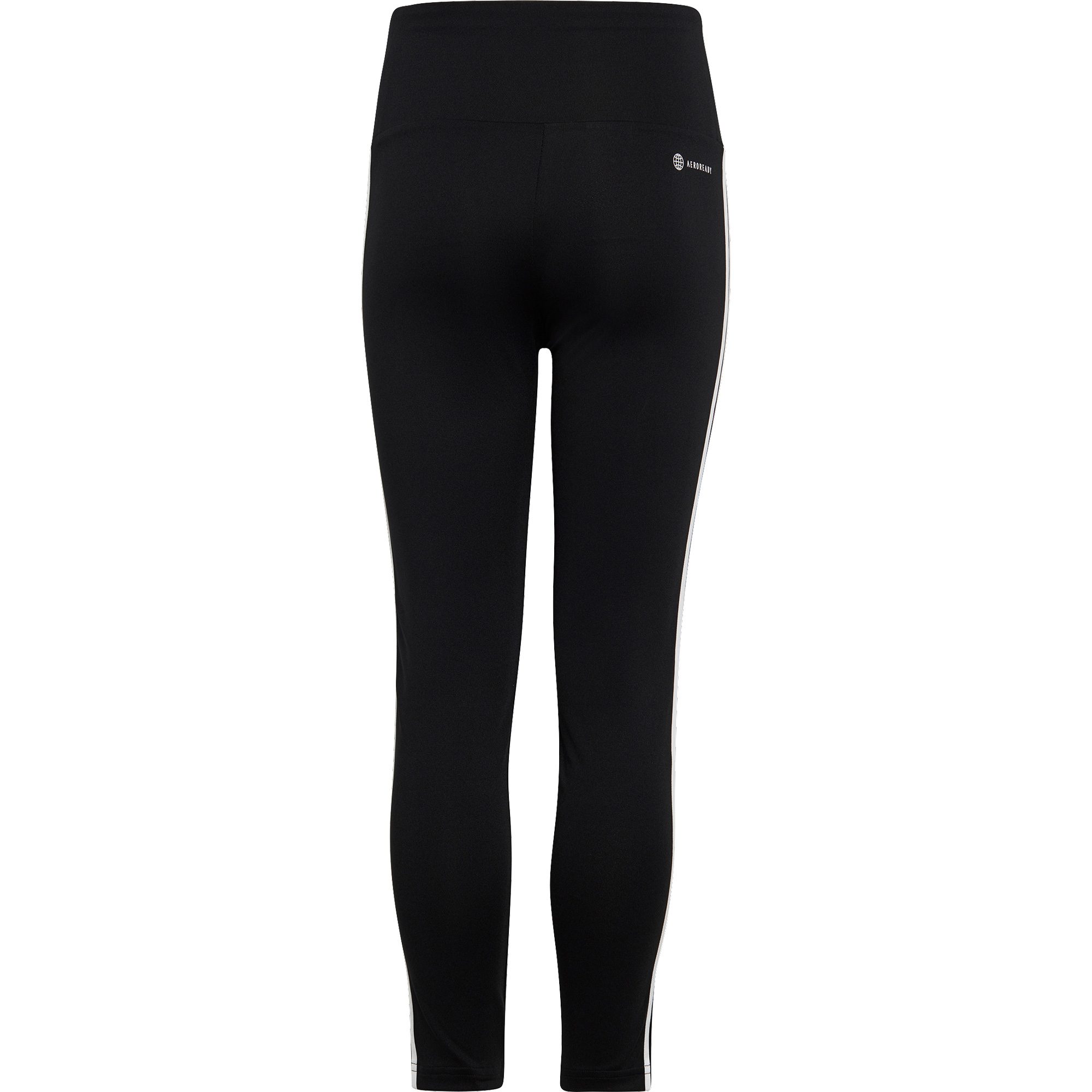 adidas Train Essentials 3-Streifen High-Waisted Tights Mädchen schwarz