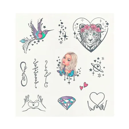 Depesche TOPModel Tattoos BEAUTY and ME