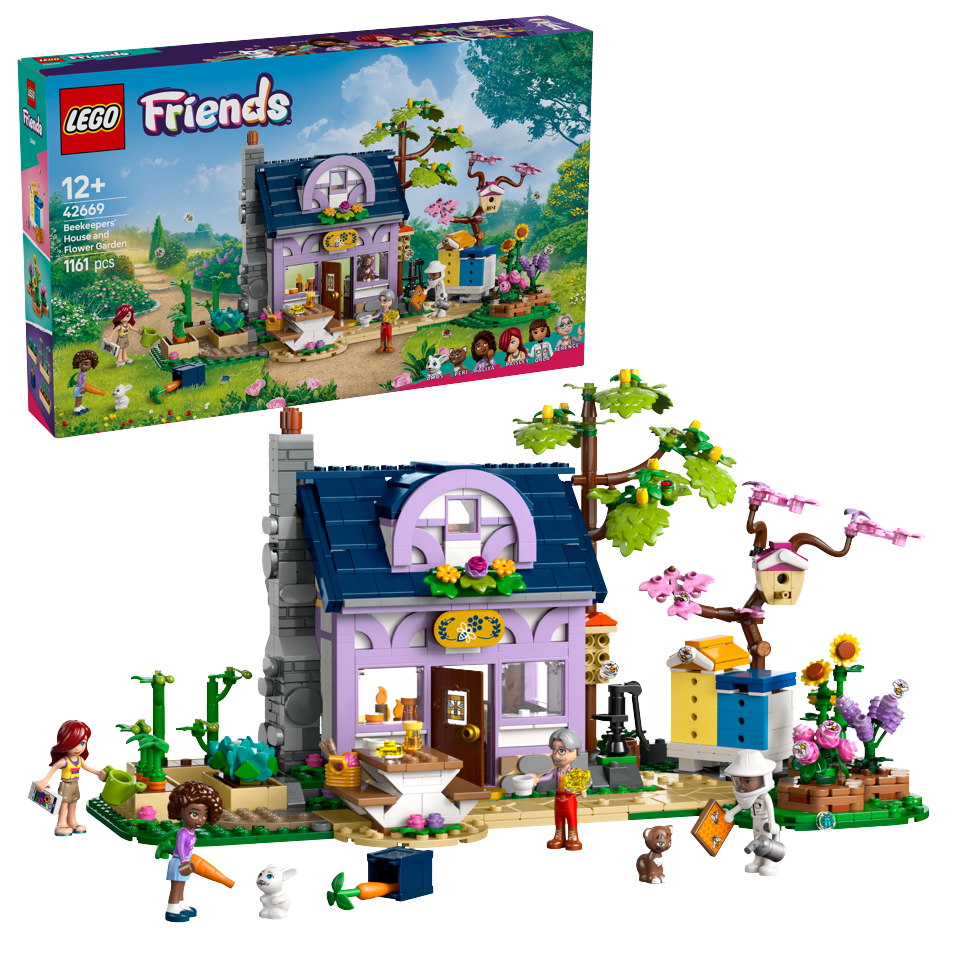 LEGO - LEGO Friends - Biavlerhus og blomsterhave (42669)