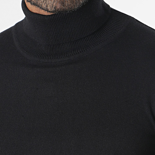 Pull Col Roulé Rollup P3003M Noir