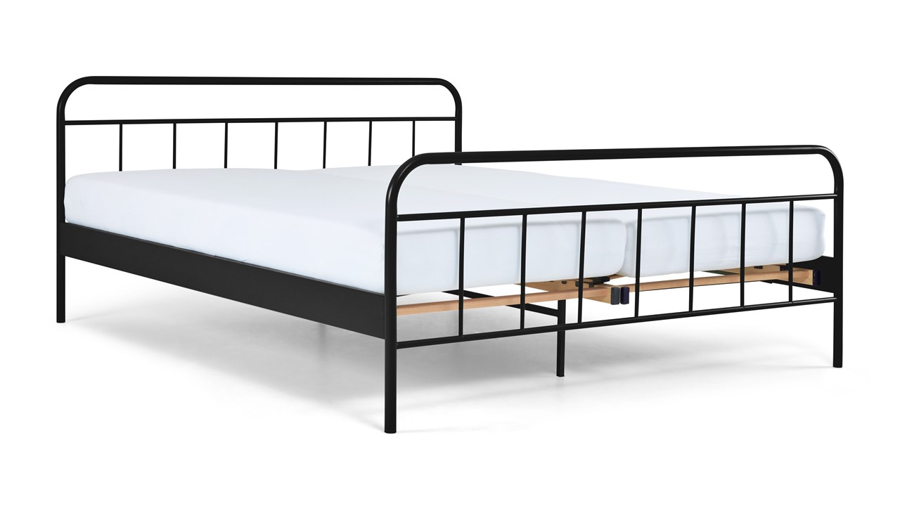 Bed Alex 2-persoons zwart